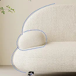Современный дизайн гостиной диван скандинавский растяжение белый диван