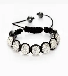 Hela mode shambhala smycken nya mix färger s marknadsföring 10mm crystal ab clay disco 9 bollar shambala armband5055279