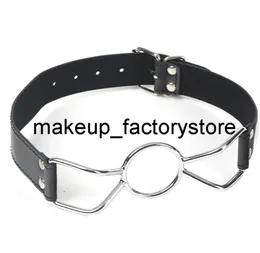 Massage Leather Sex Toys Ring Gag Flirting Open Mouth With Oring under Sexual Bondage BDSM Rollplay och Erotic Play för vuxen för C6044417