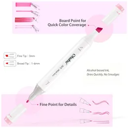 Ohuhu Oahu 120-Color Dual Brush arteza felt tip pens for Art Ohuhu Oahu 120-Color Dual Brush arteza felt tip pens for Art