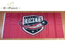 Ahl Utica Comets Flag 35ft 90cm150cmポリエステルバナーデコレーションフライングホームガーデンフェスティブギフト9881617