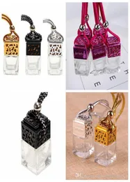 Cube Car Bottle Bottle Bottle Holding Perfume Retrista Ornamento Ornamento Air Óleos Essenciais Difusor Garrafa de vidro vazia CCA11097 103130273