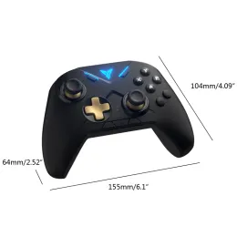 Gamepads 50PA Fly digi Vader 2 Pro Wireless Game Controller Gamepad Builtin 6Axis Motion Sensor with Dual Vibration RGB Light Effect