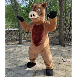 2024 Halloween Wild Boar Mascot COSTUTTO SUPPA CAMPIO PER A PARTI ALLOUNT CAMPIONE COSTRUTTO COSTRUTTO CAMPIO TEMA DI FANTASTICA