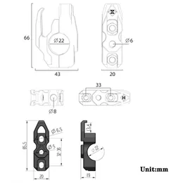 Porta del sacchetto per elmetto per motocicli per motociclisti in alluminio CNC per Honda VFR800 CBR 954 RR CBR1100xx Hornet CB600F VTX 1800 VFR 1200