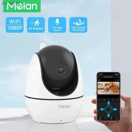 PTZ CAMERAS MEIAN беспроводной внутренний монитор для детского детского монитора Wi -Fi IP -камера мини -камера камеры видеонаблюдения AI. Камера аудио и видео камера C240412