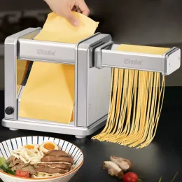 Makers Electric Noodle Machine Noodle Press Machine Commercial Hushåll Pasta Maker Rostfritt stål Dumpling Skin Machine