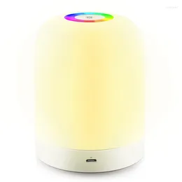 Настольные лампы JFBL Светодиодные прикроватные лампы прикосновение Dimmable 3 Яркость Регулируемая ночная свет висят портативный