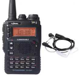 UV8DR VHF UHF 136174240260400520mhz CB ham radio 128 channel two way radio walkie talkie with headset11678189