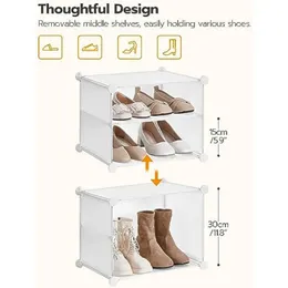 HOOBRO 6 Cube Shoe Organizer With Door Holds Of Shoes Steel Frame Plastic 5x10 Storage Unit Cabinet For Close Organization From Homepro9 37.55 DHgate.Com