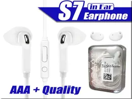 Słuchawki słuchawki Wysoka jakość zestawu słuchawkowego z kontrolą głośności mikrofonowej dla Galaxy S7 S6 Edge Telefon komórkowy1576601