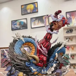 30cm Tek Parça Figürleri Luffy vs Kaido Anime Figür Luffy Gear 5 Figürin Nika Luffy Heykel GK PVC Model Oda Bebek Oyuncak Noel Hediyeleri