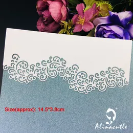 Metal Cutting Die Lace Border Scrapbooking Paper Craft Album Handmade Card Cutter Punch Art Cutter Alinacutle