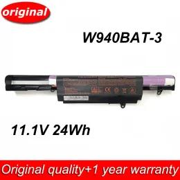 Batterier NYA W940BAT3 W940BAT4 W940BAT6 11.1V 24WH Original Laptop Battery för CLEVO W94LS Series 687W940S4UF 687W940S4271