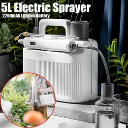 5L Garden Electric Sprayer Pesticide Spray Watering Flower Electric Tools för 2200mAh Lithium Battery Mini Atomization Sprayer 240403