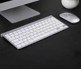 Mini Wireless Respretable Keyboard and Mouse Set مع مستقبل USB مقاوم للماء 24 جيجا هرتز لجهاز الكمبيوتر المحمول Mac Apple PC Computer 217190479