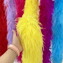 50 cm Qulaity Feathers STRICH BOAS 2 6 8 10 20Ple personalizzato per abbigliamento per feste cucire Accessori artigianato Scialgo