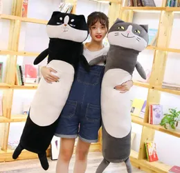 90140cm kawaiiぬいぐるみ猫のおもちゃぬいぐるみの動物ドール