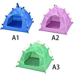 Wasserdichtes Oxford Folding Pet Tent House Hunde Katze Spiel Matte Zwingerbett Zwinger Pens216s