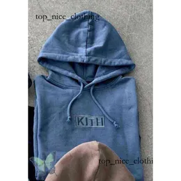 Tasarımcı Uxisex Hoodie Nakış Sweatshirts Erkek Kadınlar Kith Hooded Sweatshirt Kalitesi Etiket Ceket Yüksek Kaliteli Düz Renk Sporları Gündelik Hoodie 702