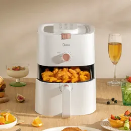 Fryers Minea Air Fryer Haushalt 4L Haushalt Fritteuchter niedrig Öl Licht Fett Nicht klebriger Luftofen Französische Frites Elektromechanische Fritteuse 220 V