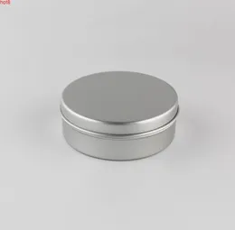 100g x 24pcs vazio Creme recipiente de alumínio Candle Metal Canning Jar 100ml Cosmético Cuidado com garrafa de estanho Potgood Qty3212230