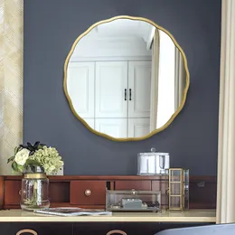 Lyx estetiska dekorativa speglar retro koreansk inre vintage dekorativa speglar rum vägg espejo pared rum dekor yn50dm