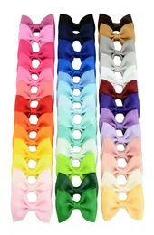 40 cores 275 polegadas Barretas coloridas com garotas arcos de fita Boutique Boutique Cabelo