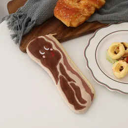 Zabawny pluszowy ołówek bananowy Kreatywny kurczak nogi kształt pióro torba ciepła miękka koszyk koszyk makijaż świąteczny prezent
