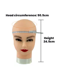 ModelheadteachingheadMannequinheadtrainingheadNew Female Fema Bald Mannequin Head mit Standhalter