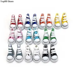 1PC Innovative And Practical 3.5cm Doll Mini Shoes For Russian Doll 1/6 Sneakers Shoes Boots Finger Dance Toy Canvas Shoes 2024