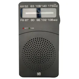 플레이어 J166 포켓 휴대용 미니 라디오 FM/AM 디지털 튜닝 라디오 수신기 FM87108MHZ MP3 음악 플레이어 라디오