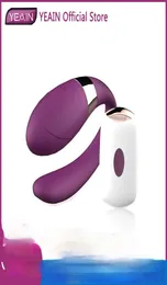 Yeain Wireless Vibrator Adult Toys for Couples USB Rechargeable Dildo G Spot U Silicone Stimulator Vibrators Sex Toy for Woman8179680