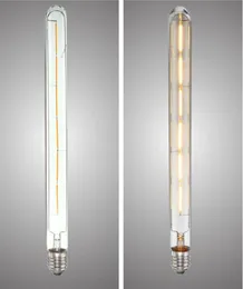 Högkvalitativ E27E26 T30 6W Edison Retro Vintage Cob LED Filament glödlampa Tubular lampa varm vit dimbar 110220v5701871