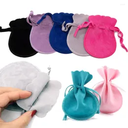 Jewelry Pouches 10pcs Small Velvet Pouch Drawstring Bags For Gifts Ring Earrings Candy Display Storage Business Selling Packaging Supply