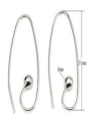 10PCSLOT 925 STERLING SILVER EARRING HOOK CLASPS DIYクラフトジュエリーギフト08x4x12x30mm WP0682391544のコンポーネントを見つける