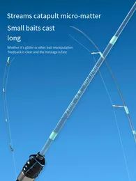 Hautton Blue Xul 1,3 mln szklane światłowód Podróż morze Spinning Casting Fishing Rod Telescopic FRP Super Soft Carp Lure River