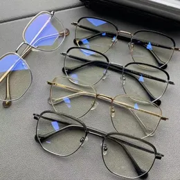 Sonnenbrillen Frames große Größe Lonee Square anpassen Antiblau -Licht transparente Brille Frauen Männer Vintage Brille Frau Augenmediziner Rahmen
