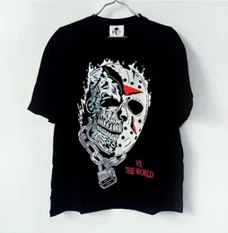 Warren Tshirts Jason Skull Print Men Lotas Womens Art T -Shirts Lose Tees Männer lässig Hemd Shorts Ärmeln schwarzer Tee Sxl9901661