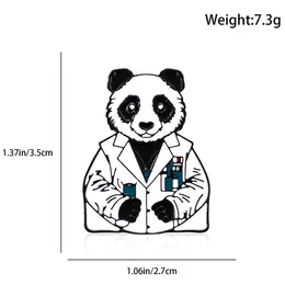 Hanreshe Panda 의사 과학자 과학자 에나멜 핀 창조적