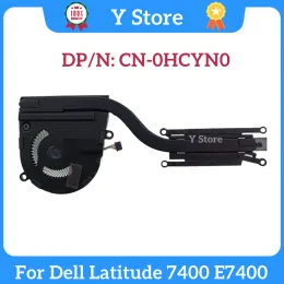 PADS y Dell Latitude 7400 E7400ラップトップヒートシンクCPU冷却ファン0HCYN0 HCYN0 AT2EE001ZCLファーストシップ