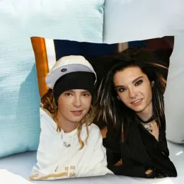 45x45 Tom Kaulitz Cushions Covers Double-sided Printing Sofa Sets Twin Size Bedding Ornamental Pillows for Living Room Cushion