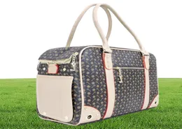 أزياء PU Designer Dog Carrier Bag Brand Pet Handbag Travel Travel Troude Bag Pets Dogs Supplies PS14151531598