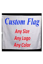 Benutzerdefinierte Flaggen 3x5ft Banners 100polyester Digital gedruckt für Innenräume im Freien hochwertige Werbung Promotion mit Messing -Grommets6347793