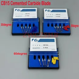 5шт для Graphtec CE5000 CE3000 CE6000 Резкий Плоттер CB09 CB15 Blade CB09UA-5 CB15UA-5 Цементированный карбид-нож карбид