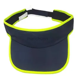 قبعات الكرة في الهواء الطلق Lime Lime Green Mens Caps Neon Pink Women Sun Visor Hat Swimming Tennis Running Sport Valsors 24412