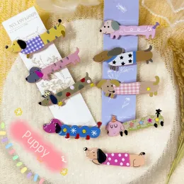 Cute Dog Hairpin Sweet Cartoon Girl Heart Duck Mouth Hair Clip Long Clip Bangs Hairpin Broken Hair Clip Hair Accessories New