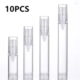 زجاجات التخزين 10pcs 5ml 10ml 15ml Mini Mini Perfume Bottle Bottle قابلة لإعادة تعبئة مستحضرات التجميل عينة الزجاج الفارغ 2#