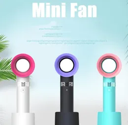 Korea Zero9 Leafless التبريد مروحة 2000 مللي أمبير في الساعة بطارية قابلة للشحن Mini Minheld Fans 3 Fantable Portable Fan 1PCS1290105