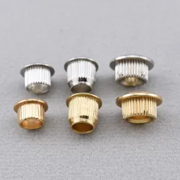 1 set (6 adet) Metal Vintage Gitar Makinesi Başlıkları Tunerler Somunlar/ Burçlar/ Ferrules - KR (Origin)